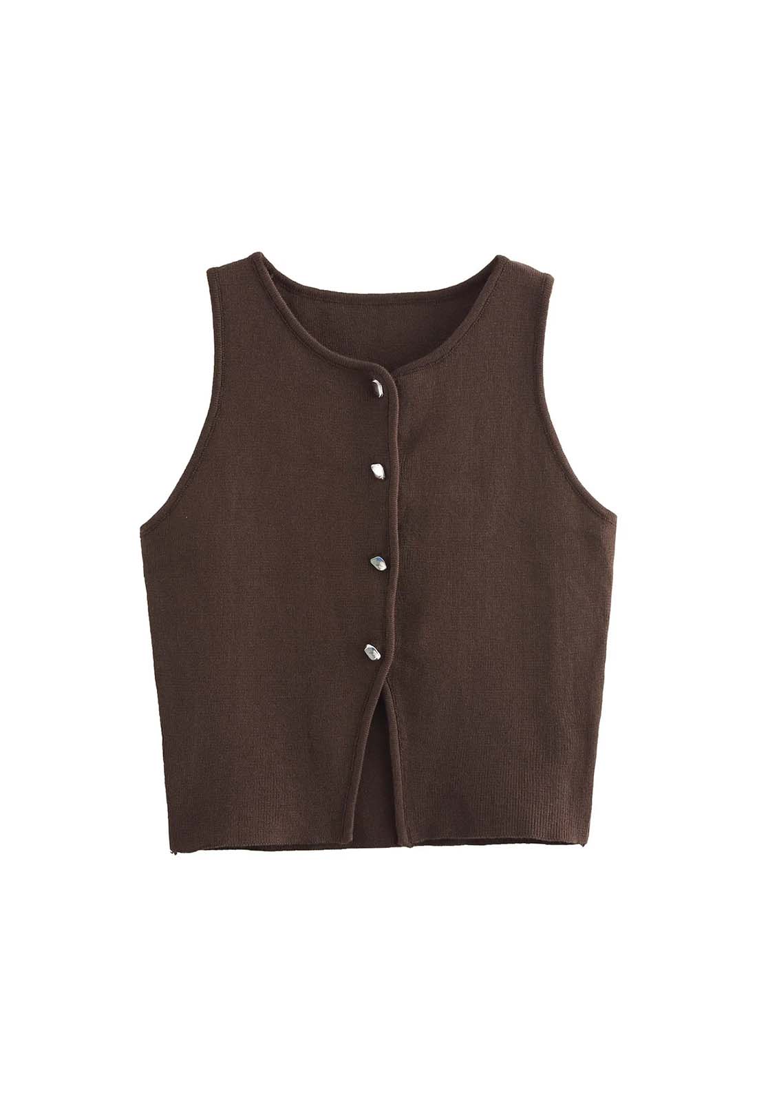 Top Cropped Clássico com Botões - Elise