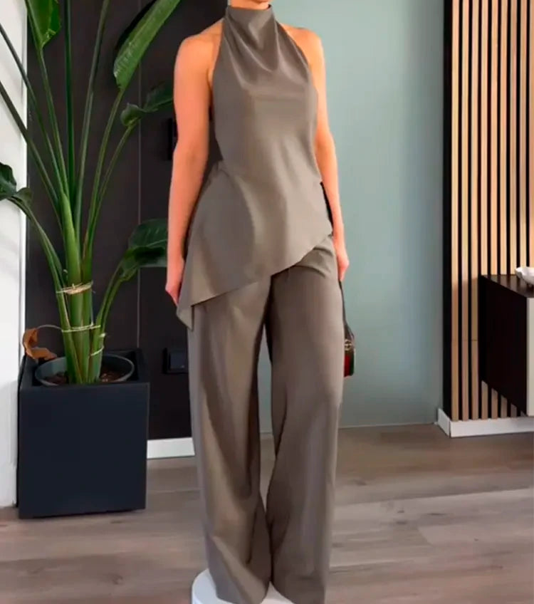 Conjunto de Blusa e Calça Vintage - Mallorca