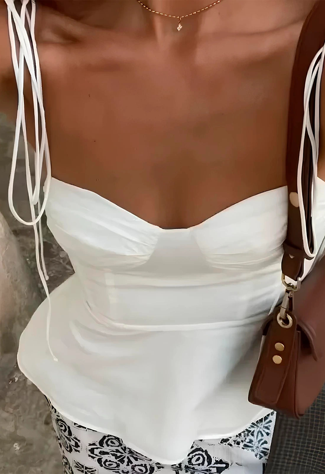 Top Elegante com Alças Finas - Solène