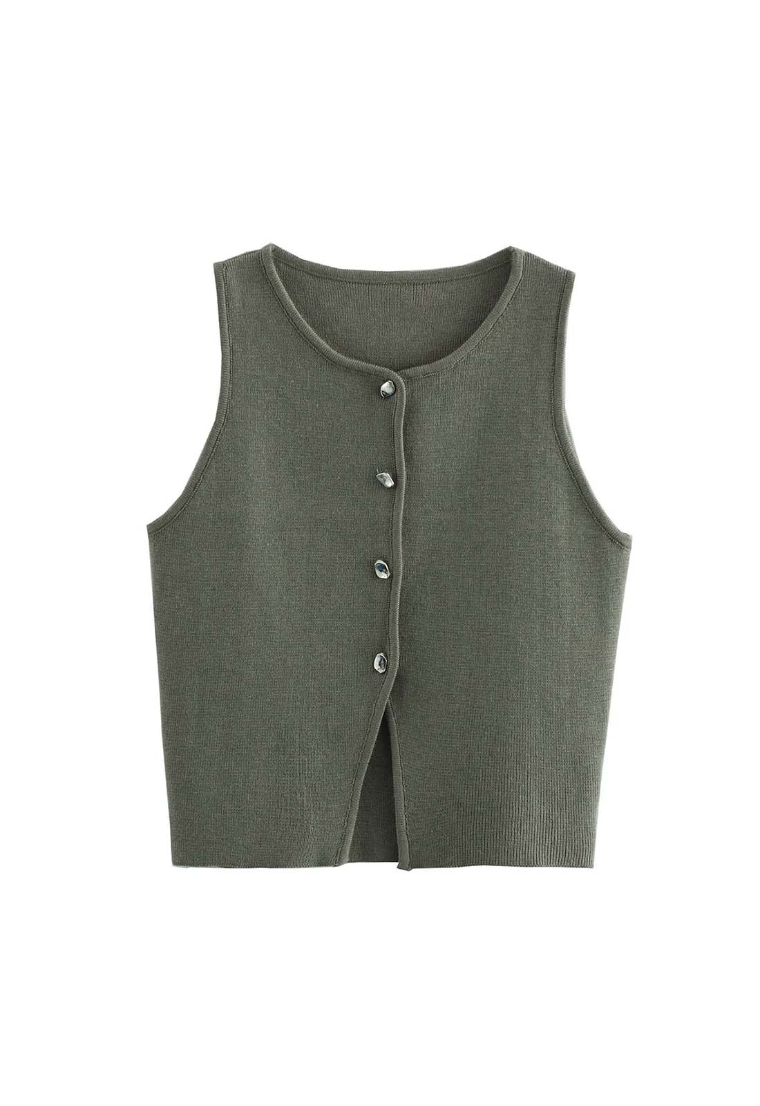 Top Cropped Clássico com Botões - Elise