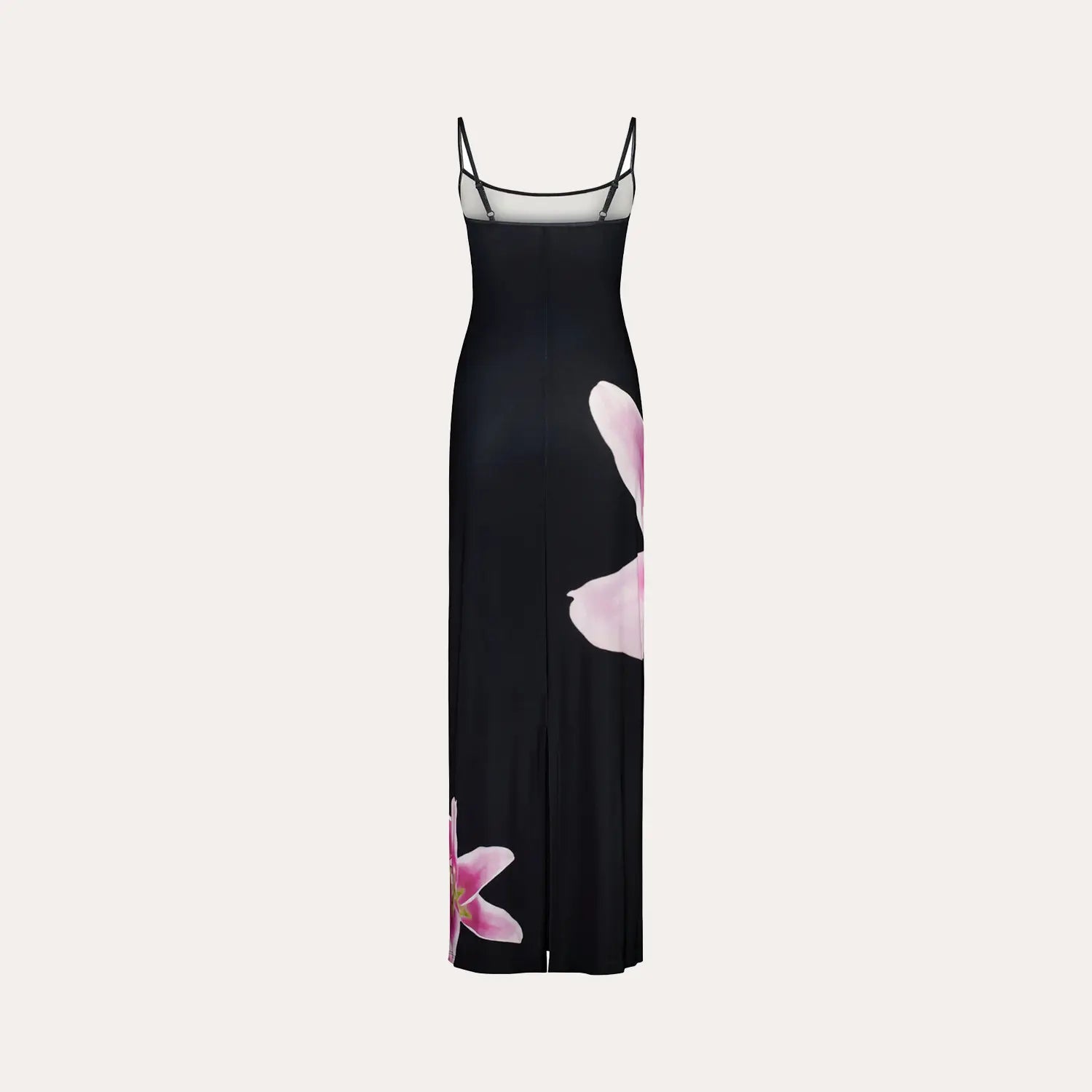 Vestido Preto Floral - Tulip