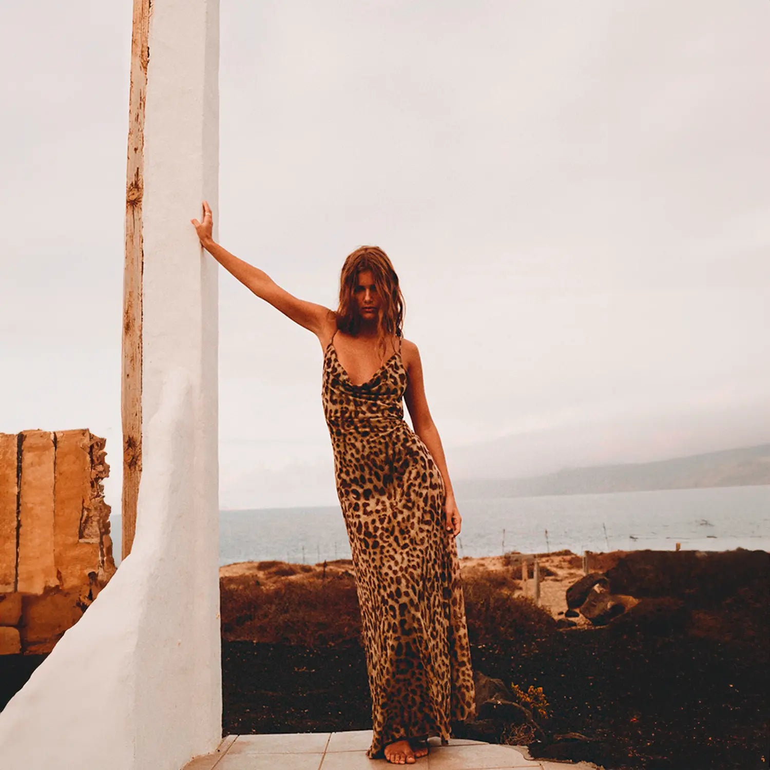 Vestido Estampado de Onça - Ounce