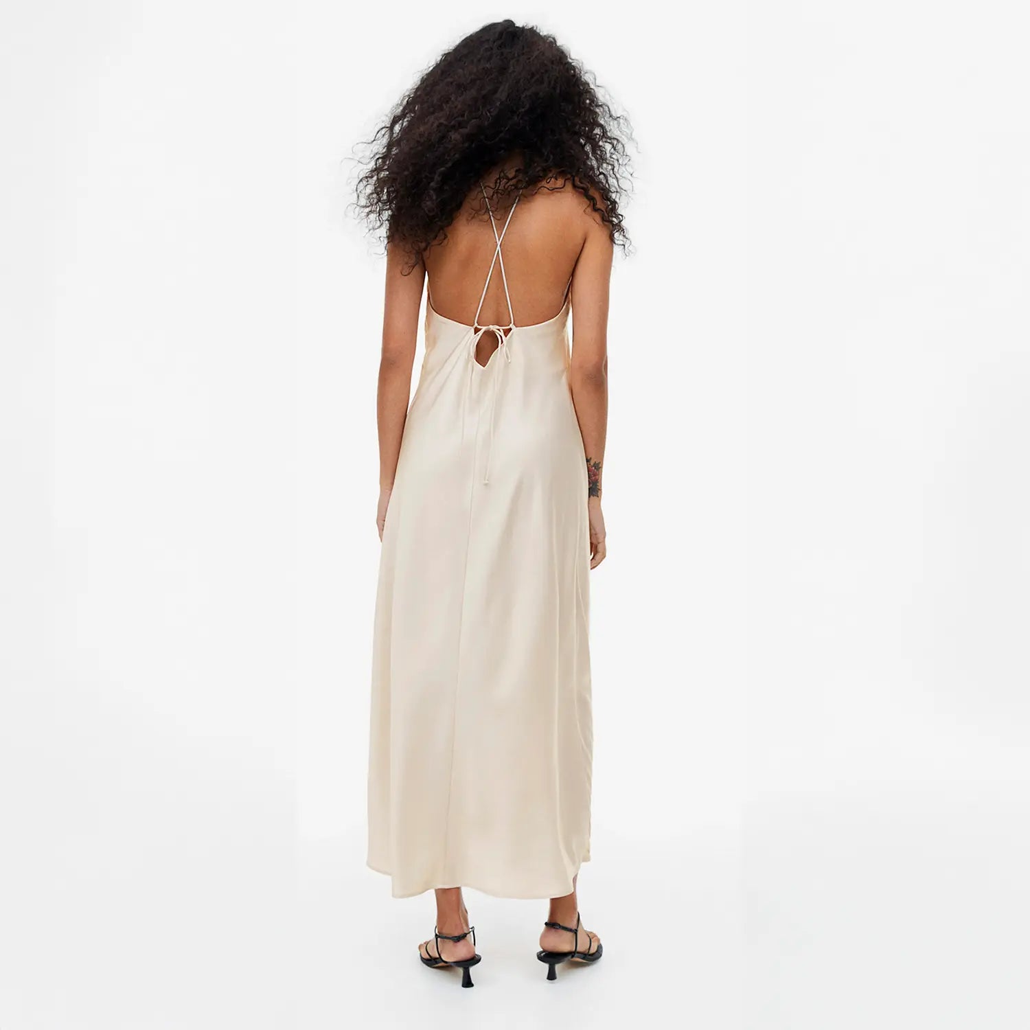Vestido Longo com Detalhe de Flor - Vicenza