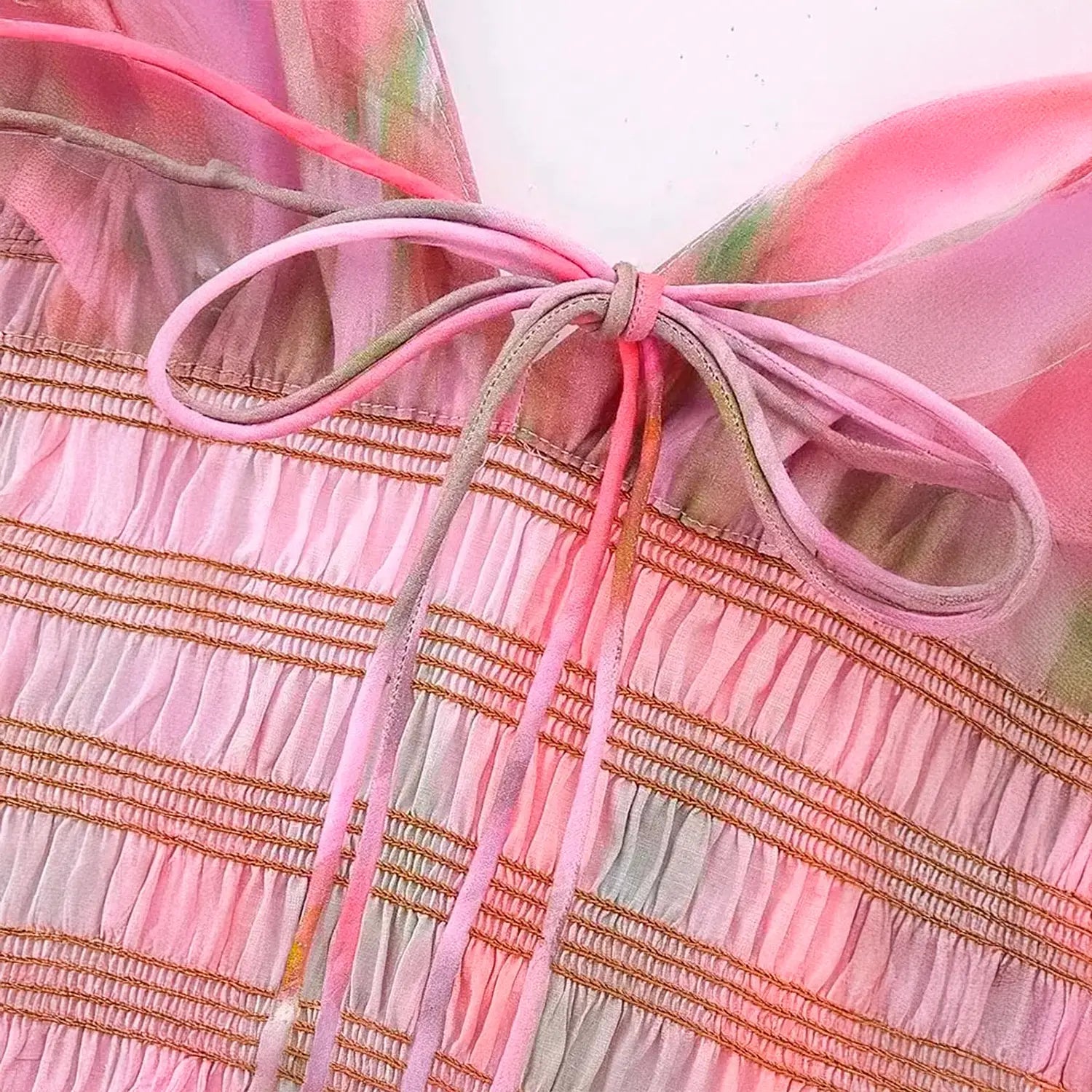 Vestido Rosa Estampado - Fóglia
