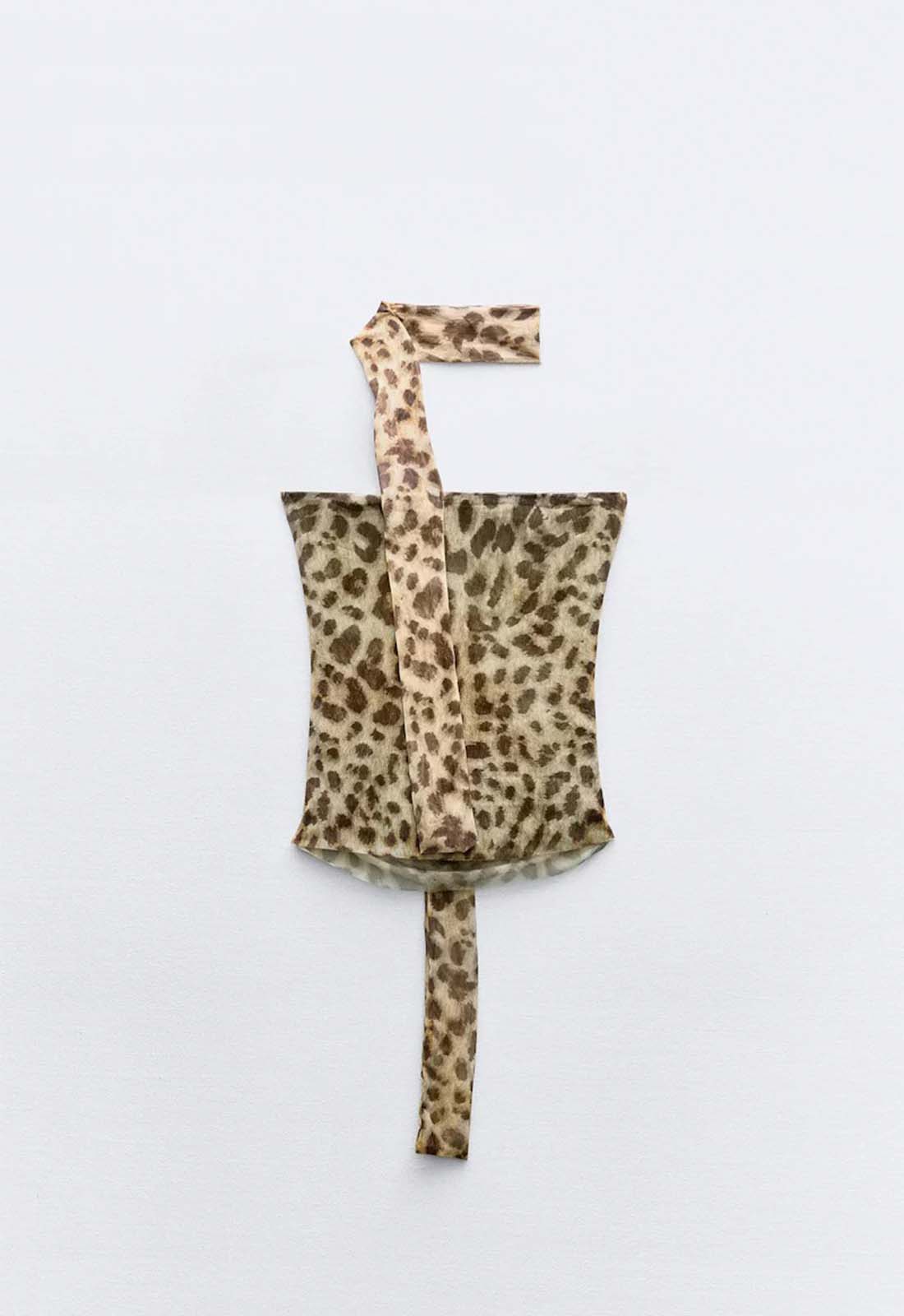 Conjunto de Top e Saia de Onça - Leopard