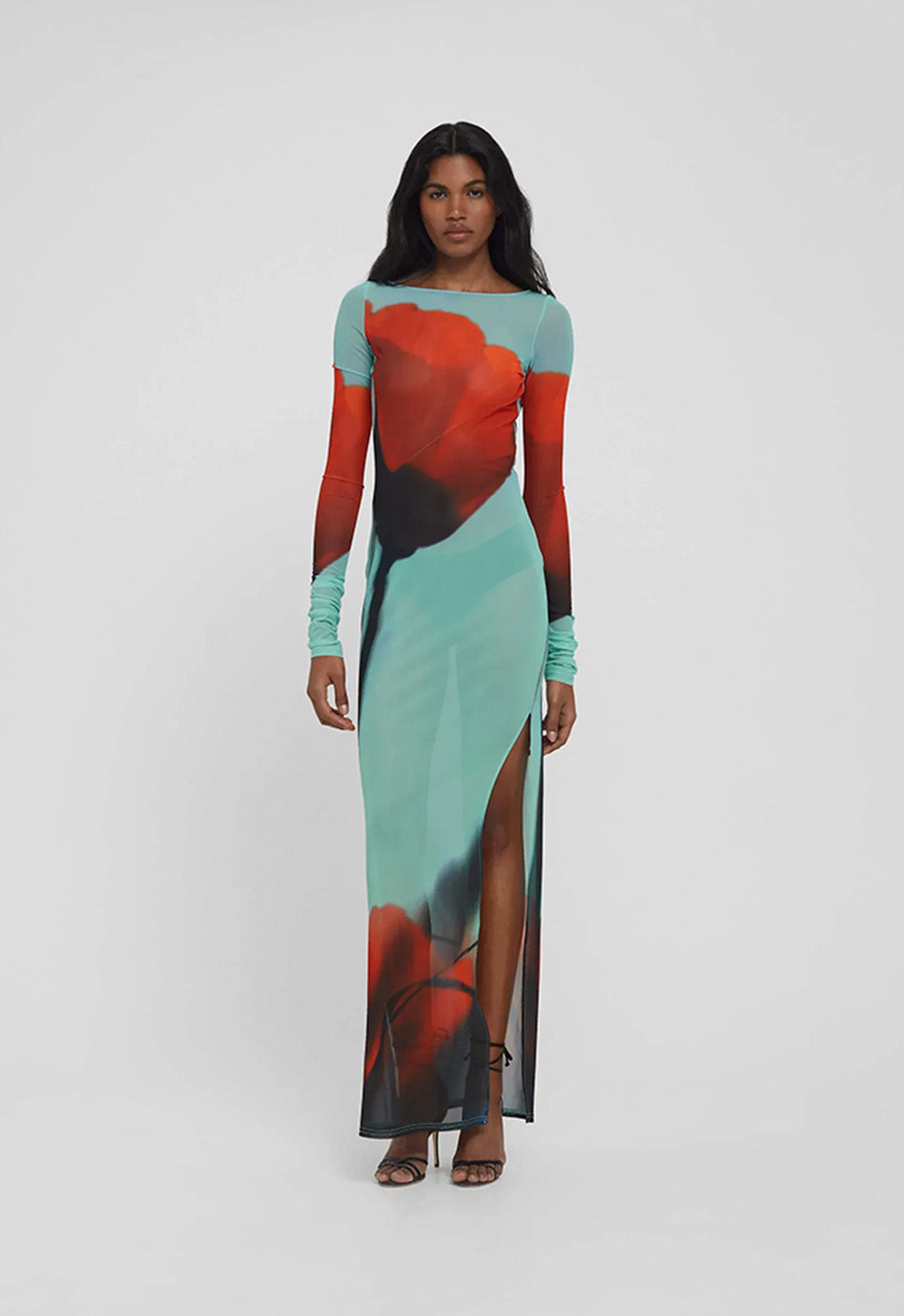 Vestido de Tule Estampado - Floripa