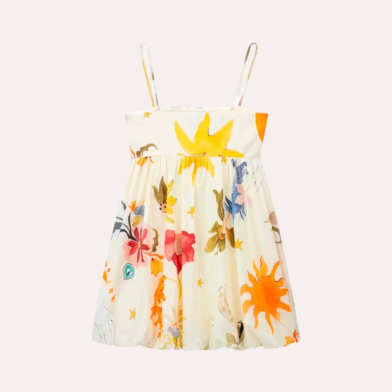 Vestido Curto Estampa de Verão - Celle