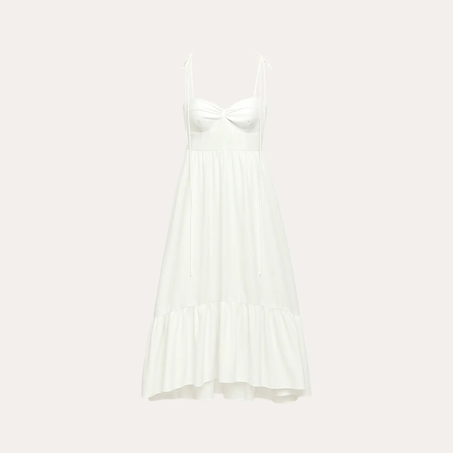 Vestido Longo com Alças de Laços - St. John