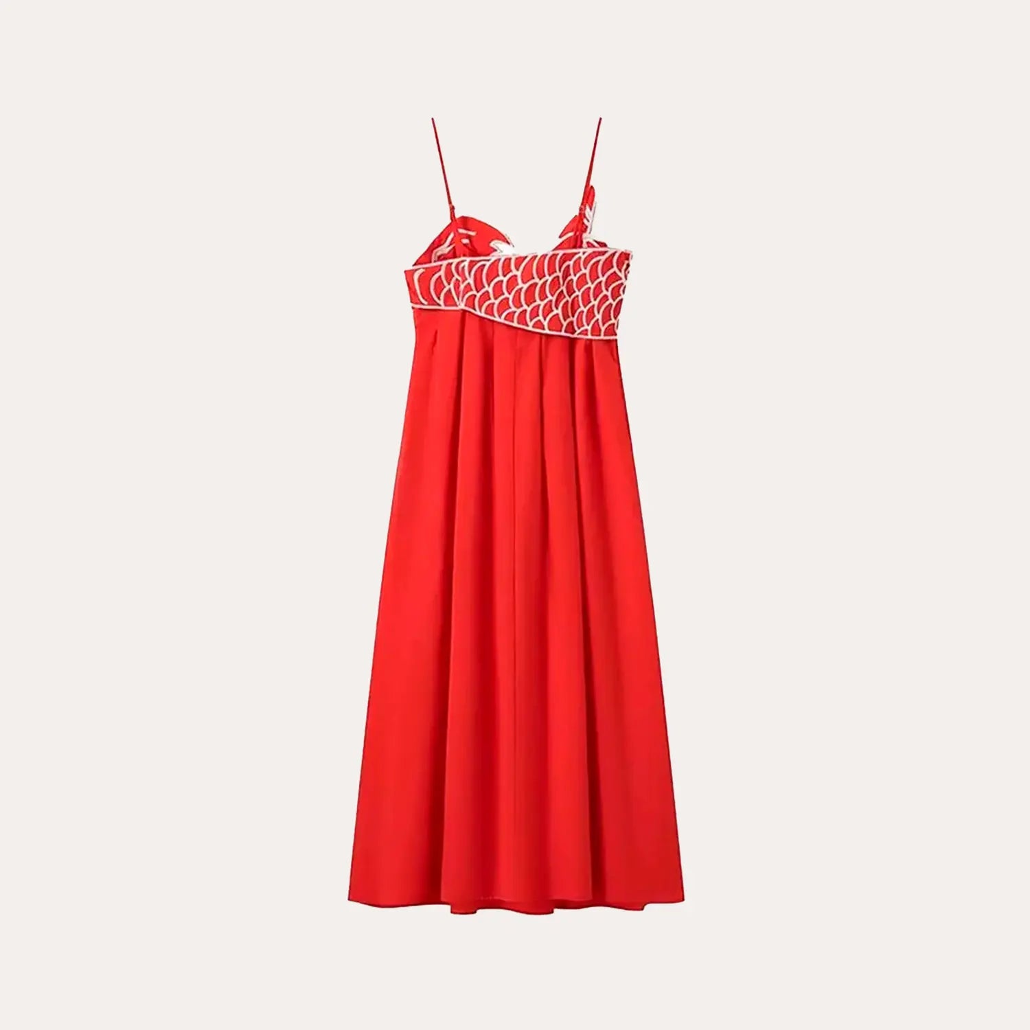 Vestido Maxi Red Fish