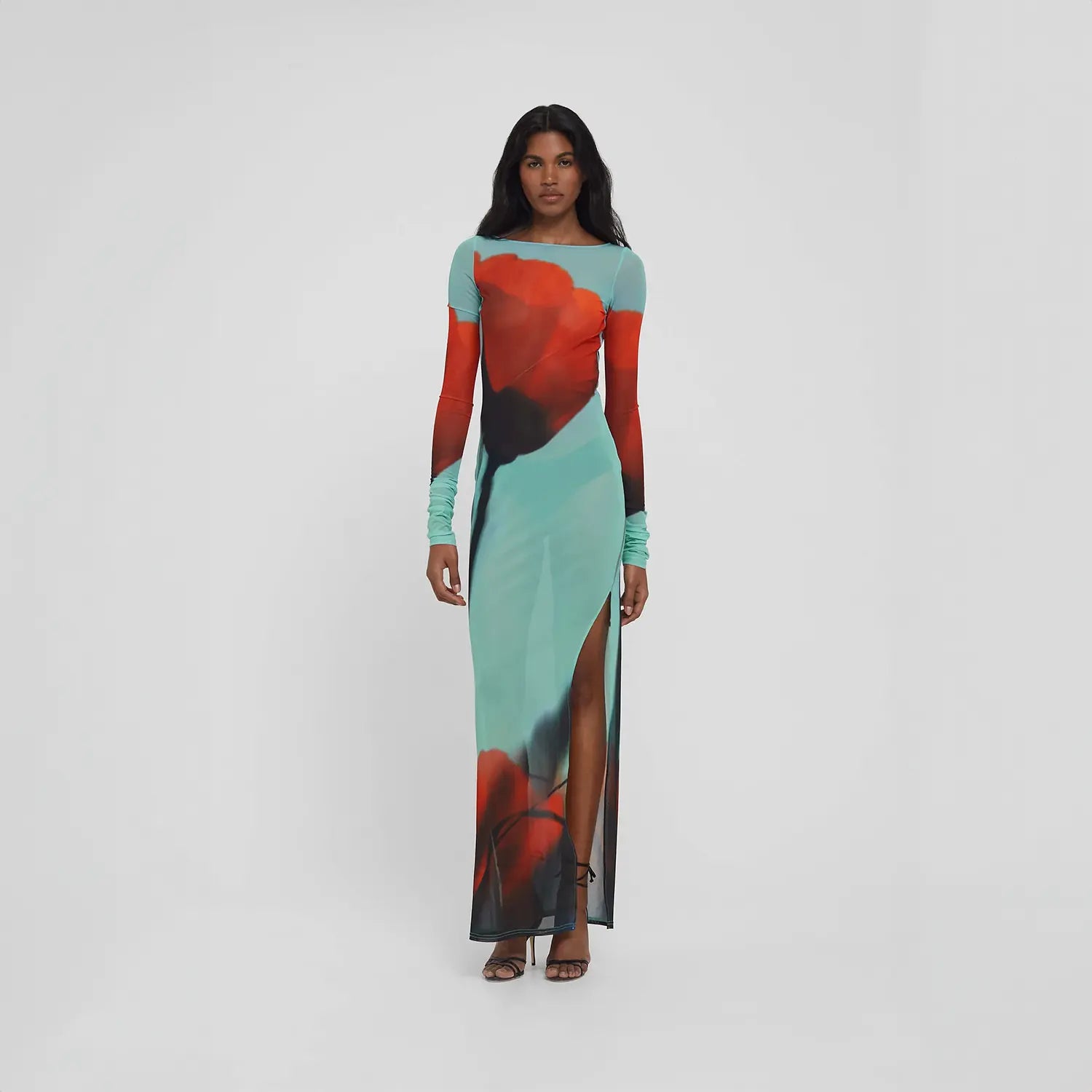 Vestido de Tule Estampado - Floripa