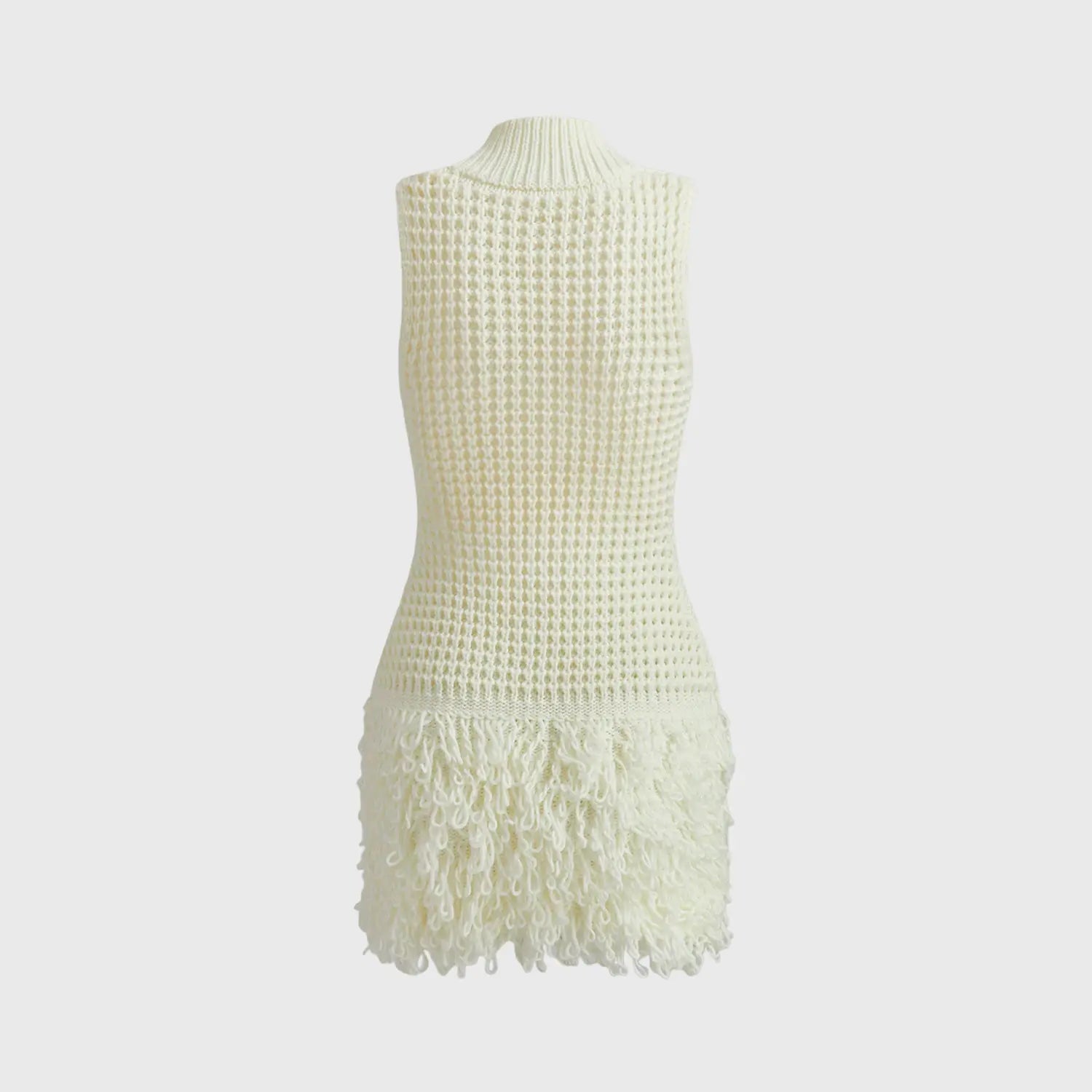 Vestido Verão Bordado com Franja - Bali