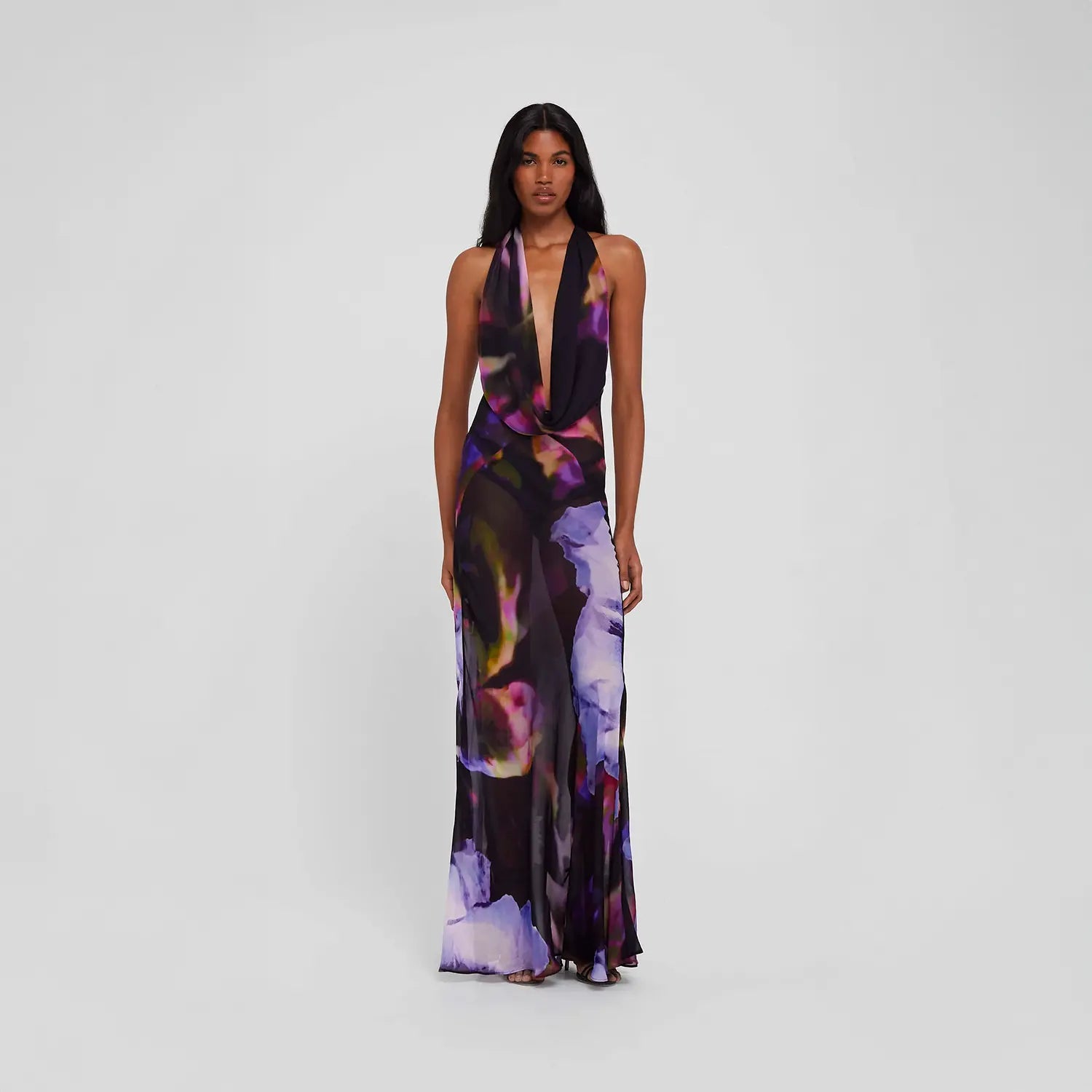 Vestido de Tule Estampado - Spain