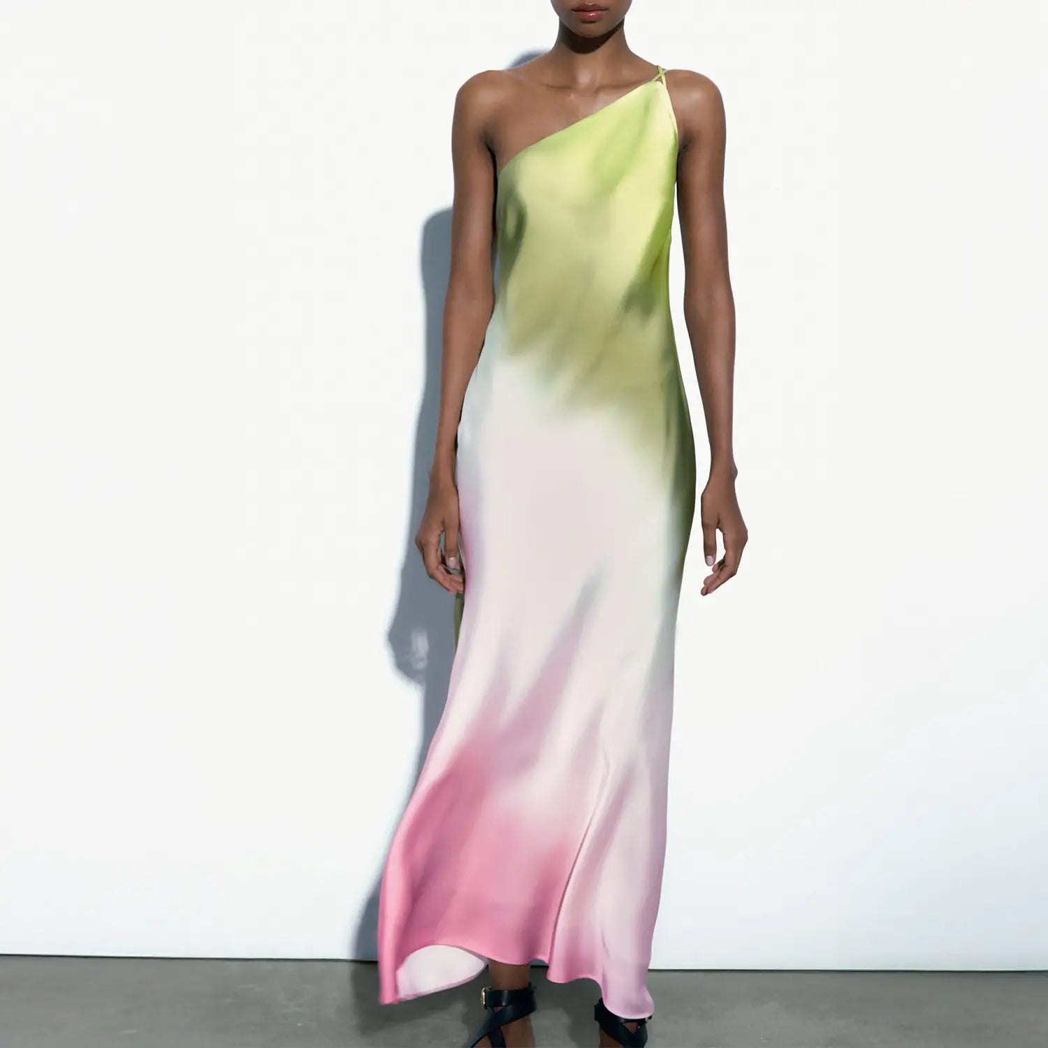 Vestido de Cetim Tie-Dye - Vienna