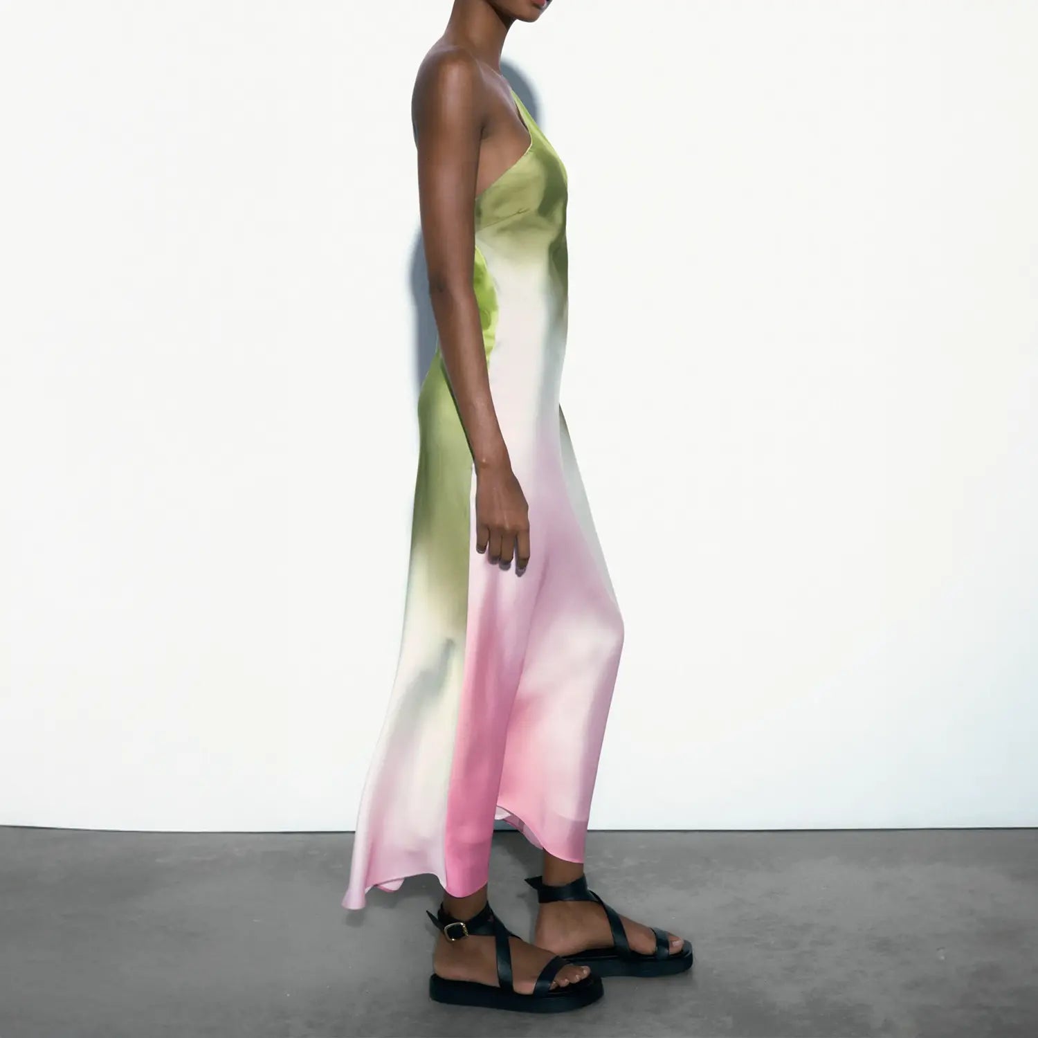 Vestido de Cetim Tie-Dye - Vienna
