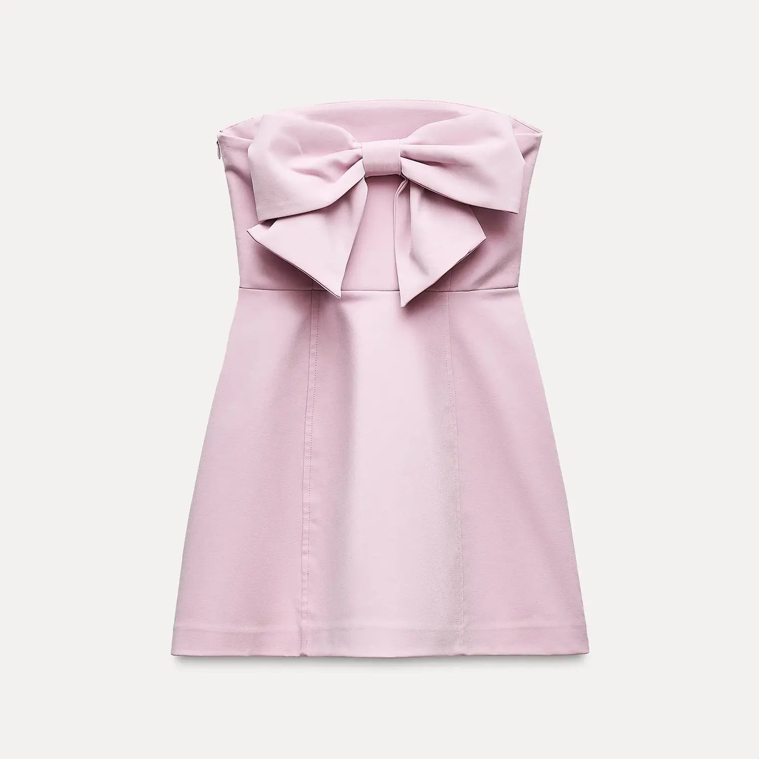 Vestido Curto de Ombros Descobertos com Laço - Salò