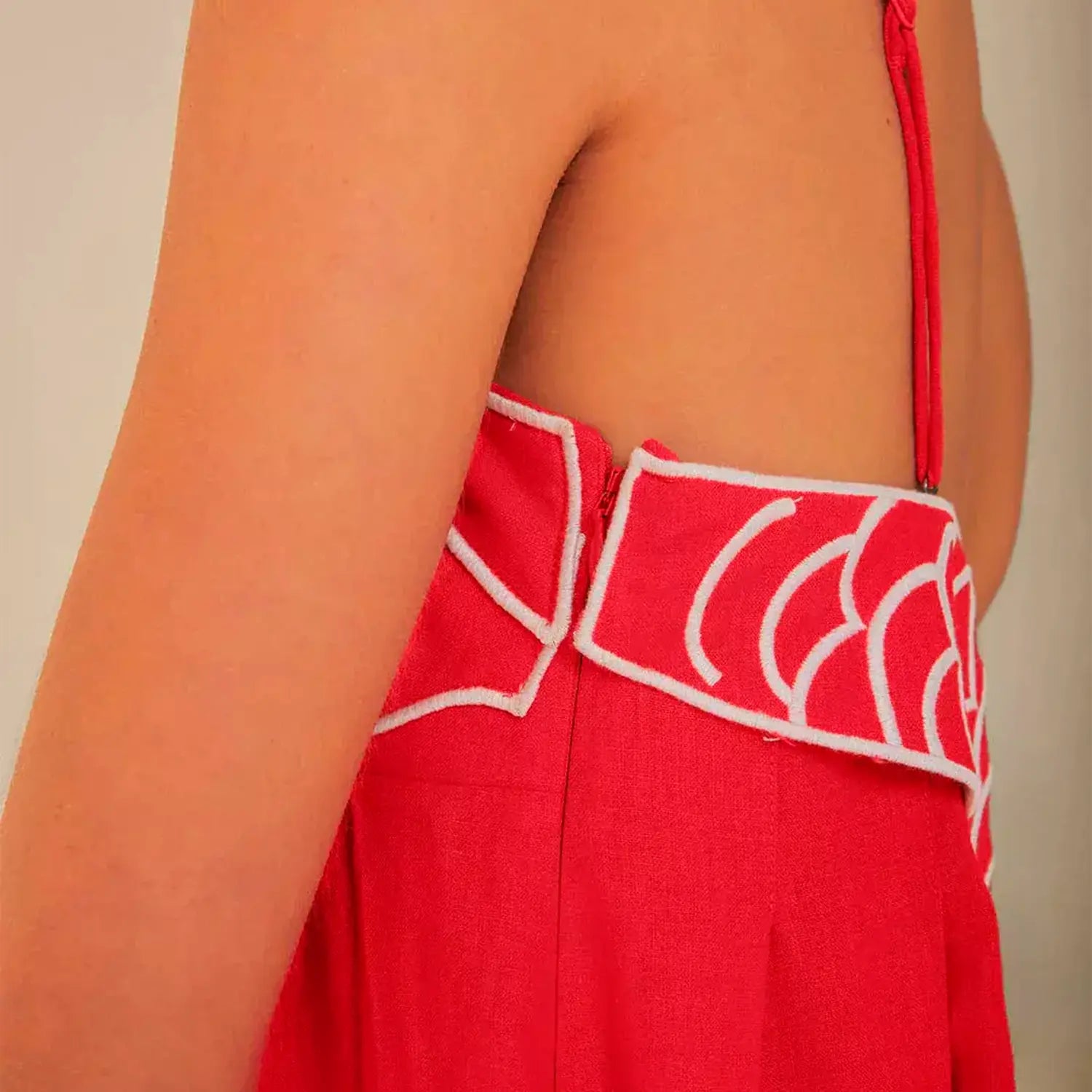 Vestido Maxi Red Fish
