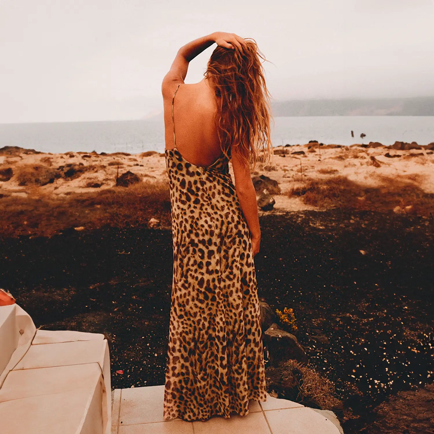 Vestido Estampado de Onça - Ounce
