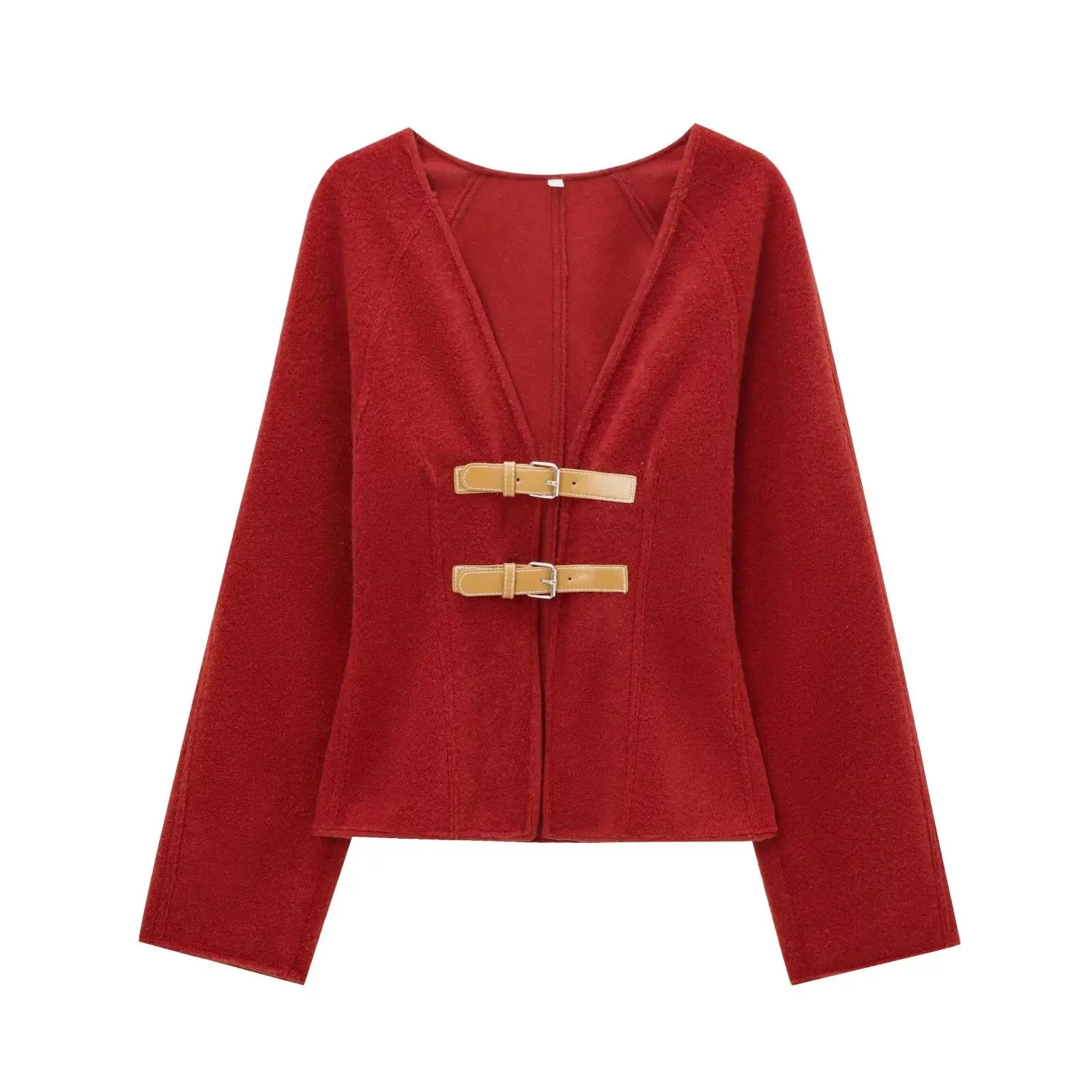 Jaqueta com Fecho de Couro Avignon Buckle